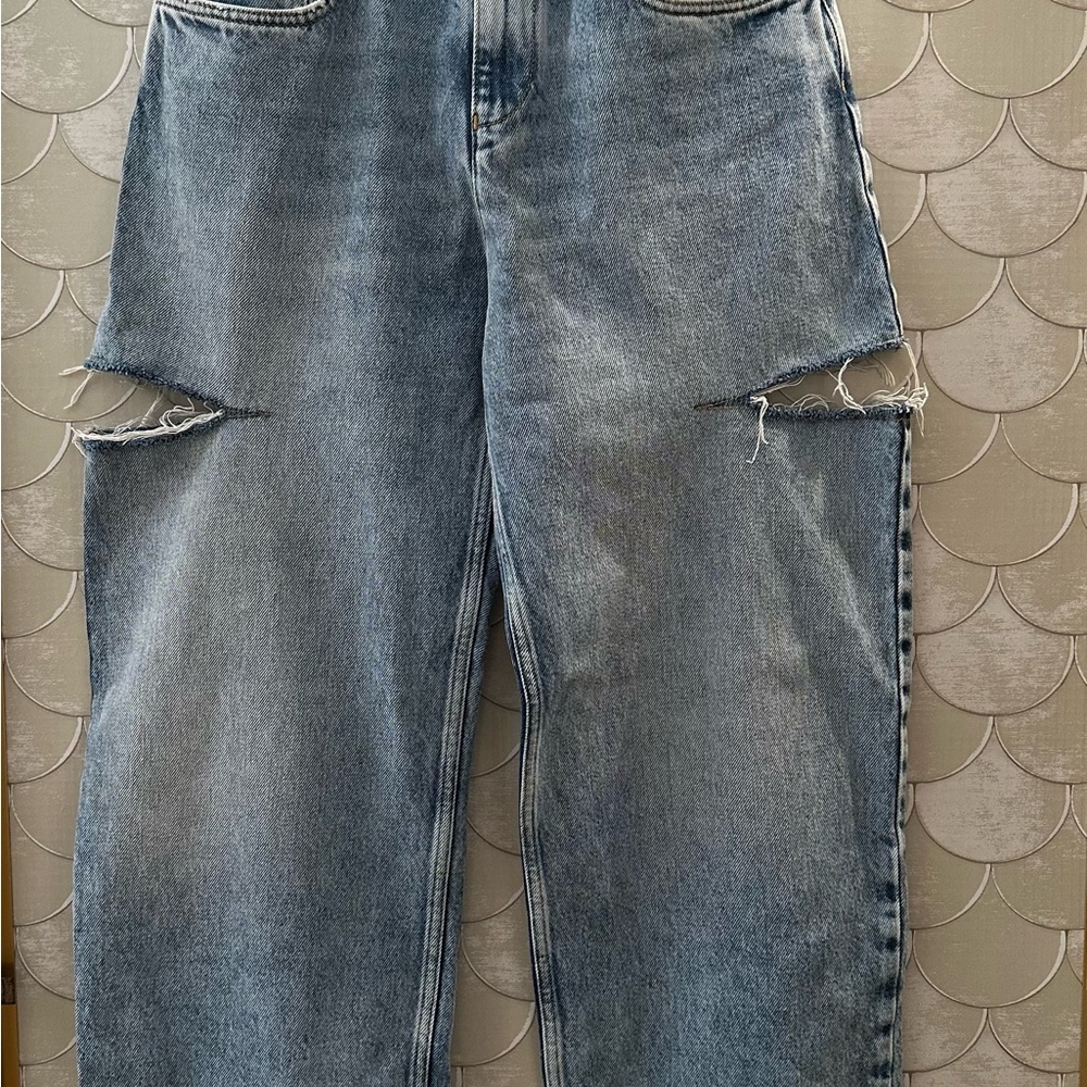 Maison Martin Margiela Slash-Sides Wide-leg Jeans